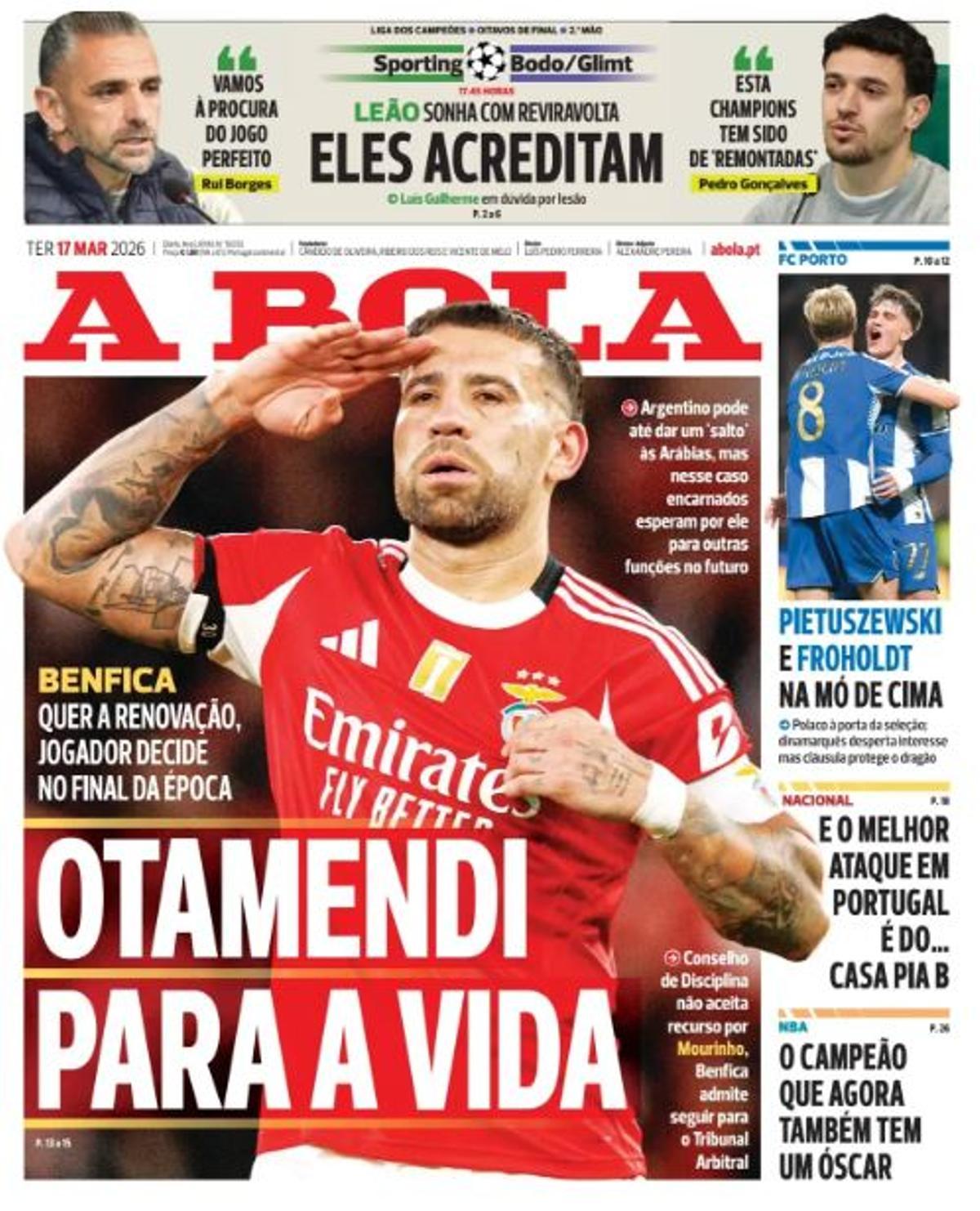 Las portadas de la prensa deportiva de hoy
