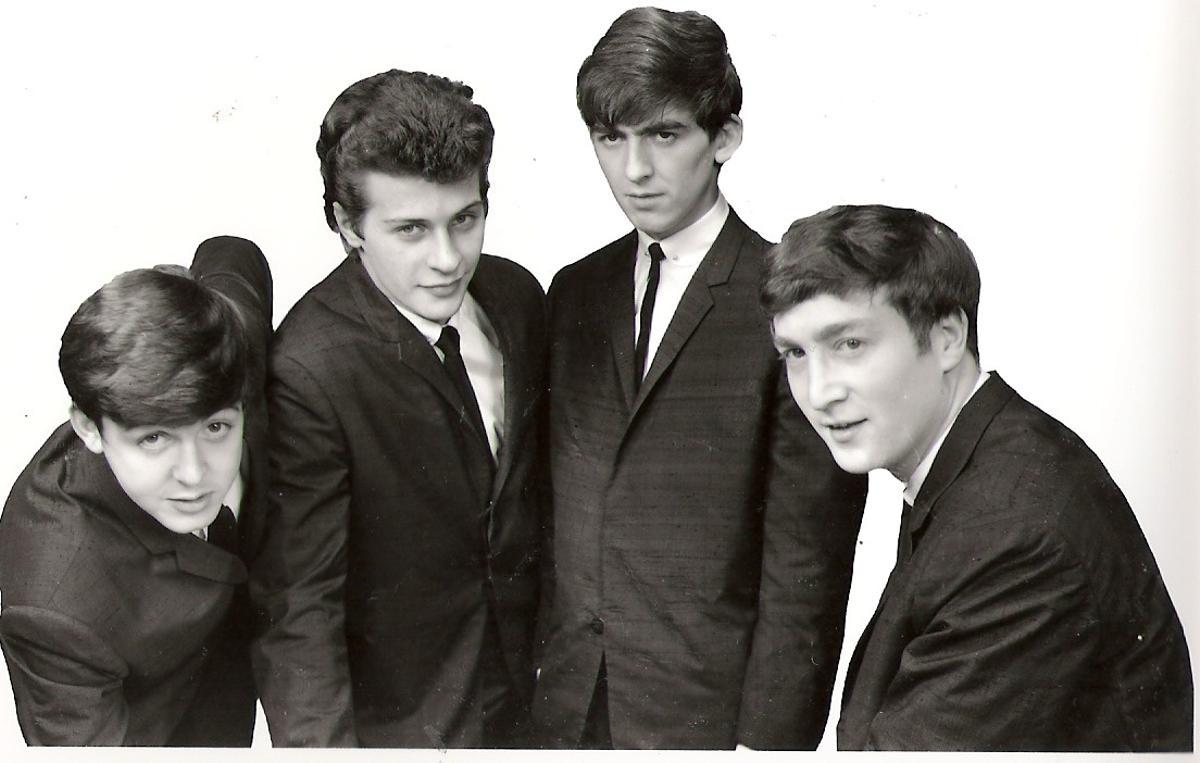 Els Beatles, amb el primer bateria (Pete Best), abans de Ringo Starr.