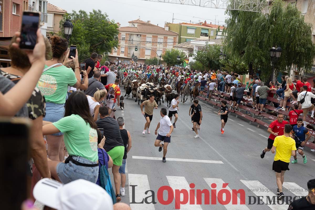 Cuarto encierro en las Fiestas de Moratalla