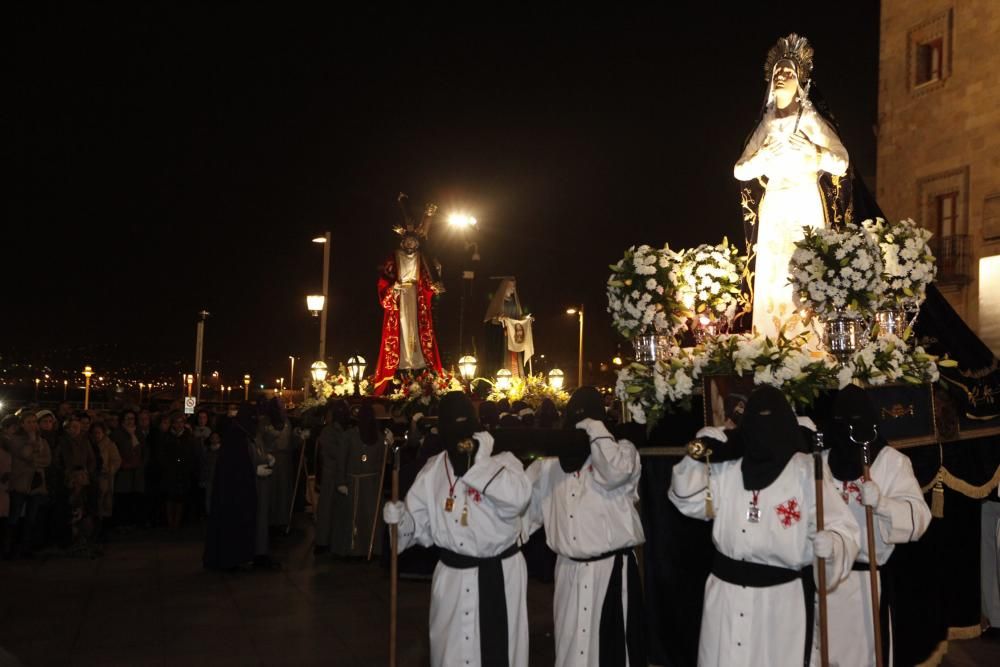 Procesión del Miércoles Santo en Gijón