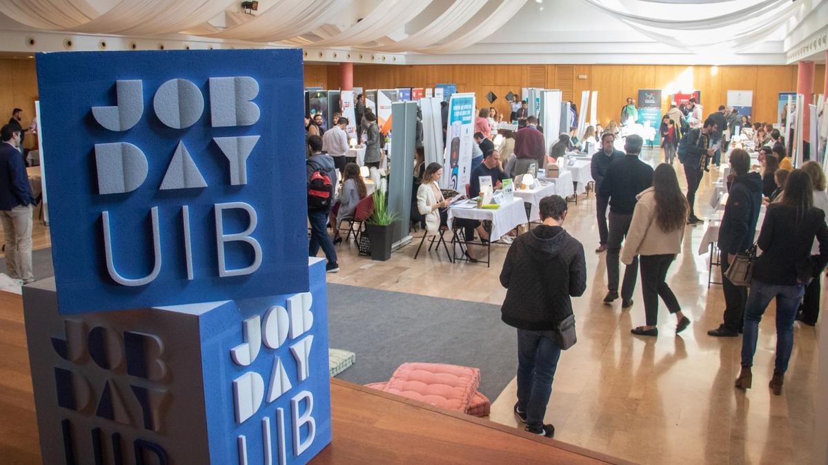 El Job Day UIB, que se celebra los días 15 y 16 de marzo de 9:30 a 15:00 en el Campus de la Universitat