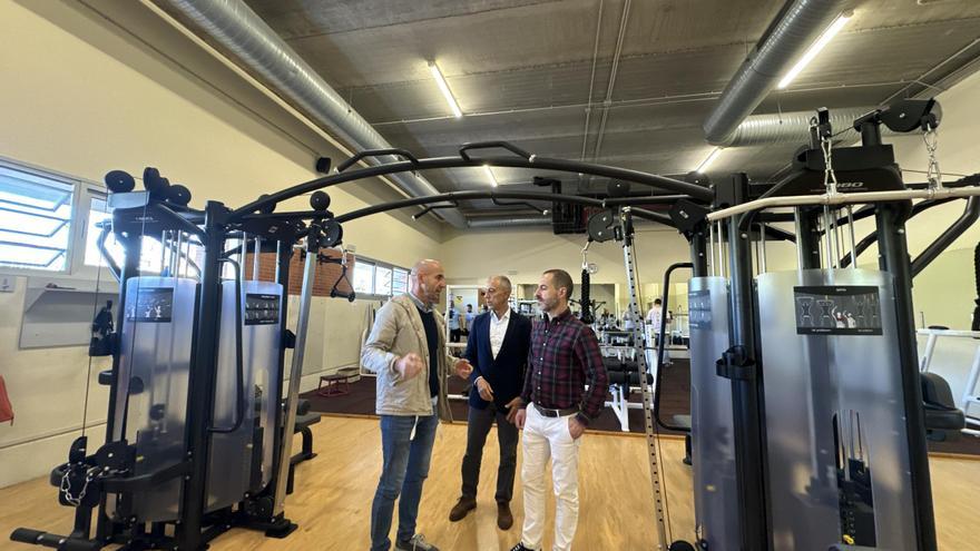 Comienza la renovación del equipamiento de los polideportivos municipales de Siero
