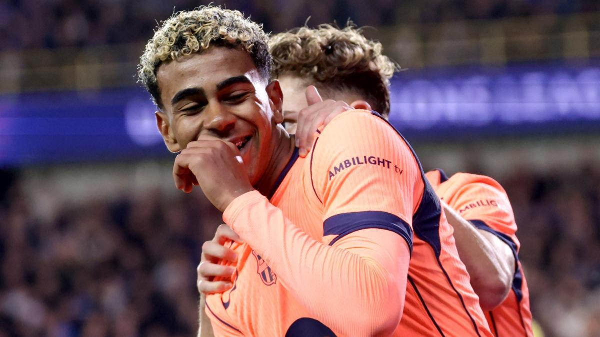 ¡Revive el golazo de Lamine en Brujas con una magistral asistencia de Fermín López!