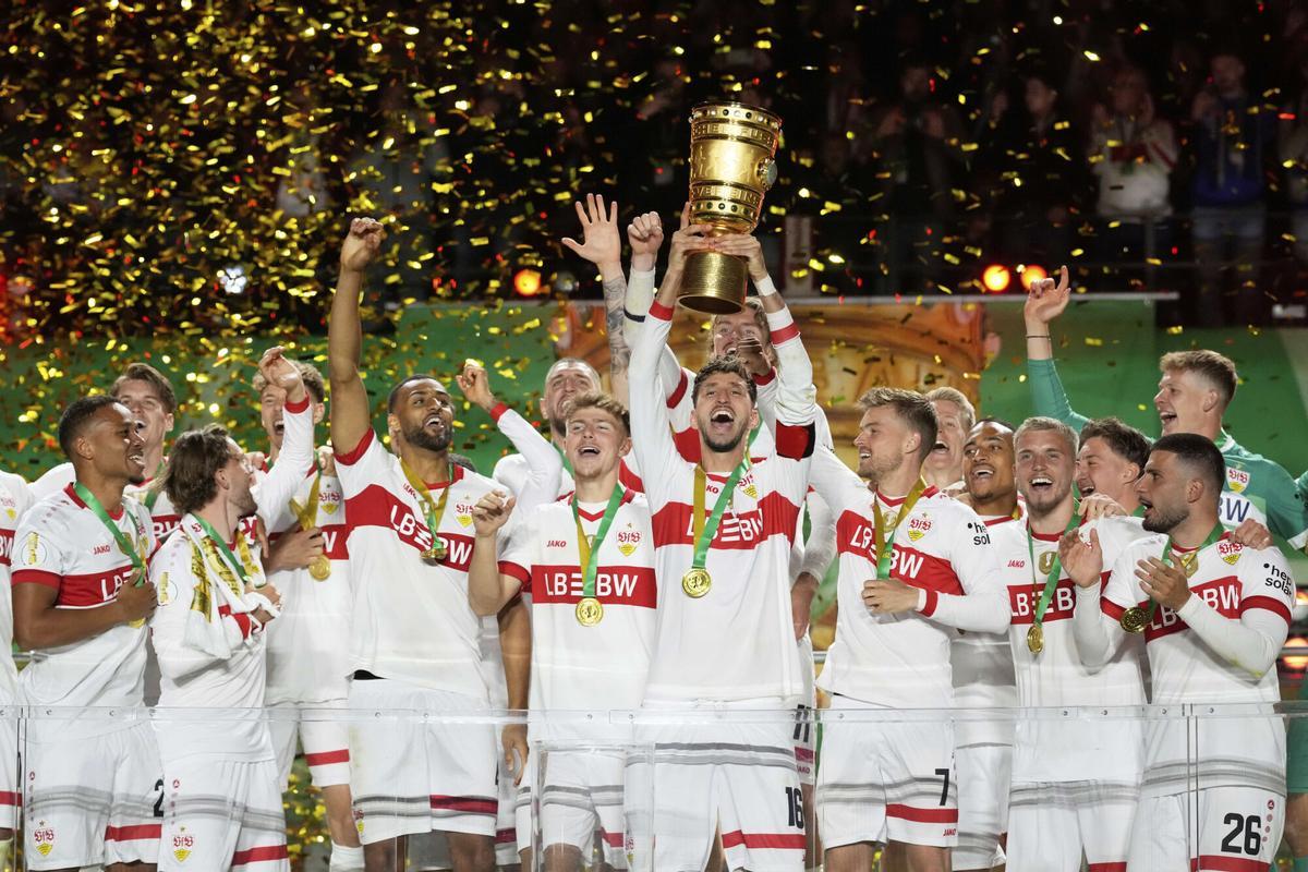 El VfB Stuttgart se proclamó campeón de la Copa Alemana