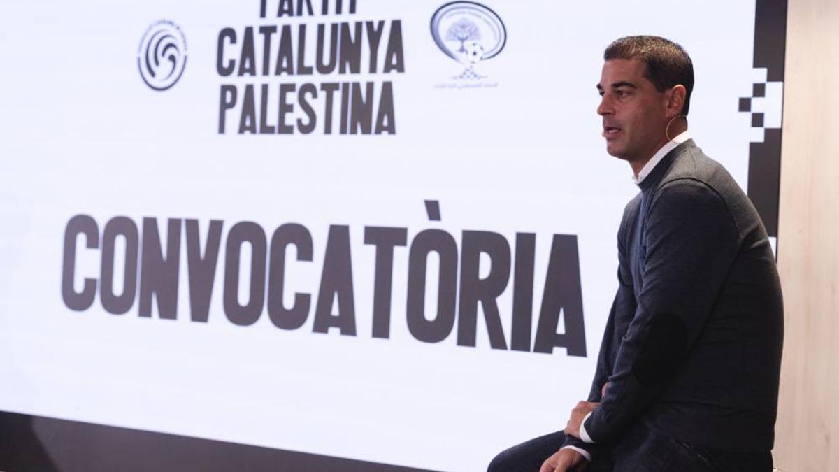 Gerard López anuncia la convocatoria de los jugadores catalanes para el Catalunya - Palestina.