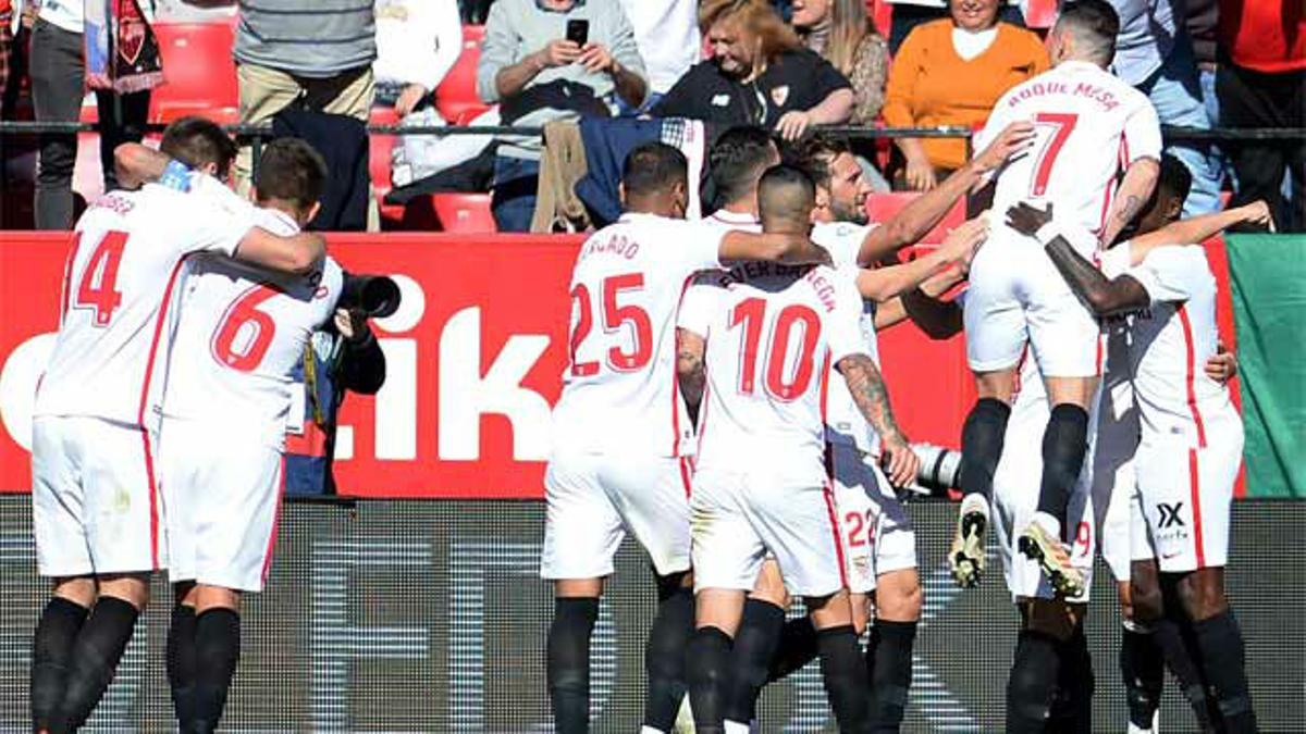 El Sevilla se reencuentra con la victoria con una 'manita' al Levante
