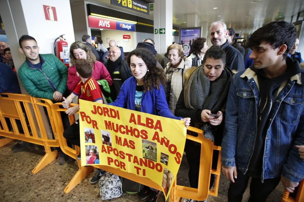 La selección española ya está en Asturias para su partido ante Israel