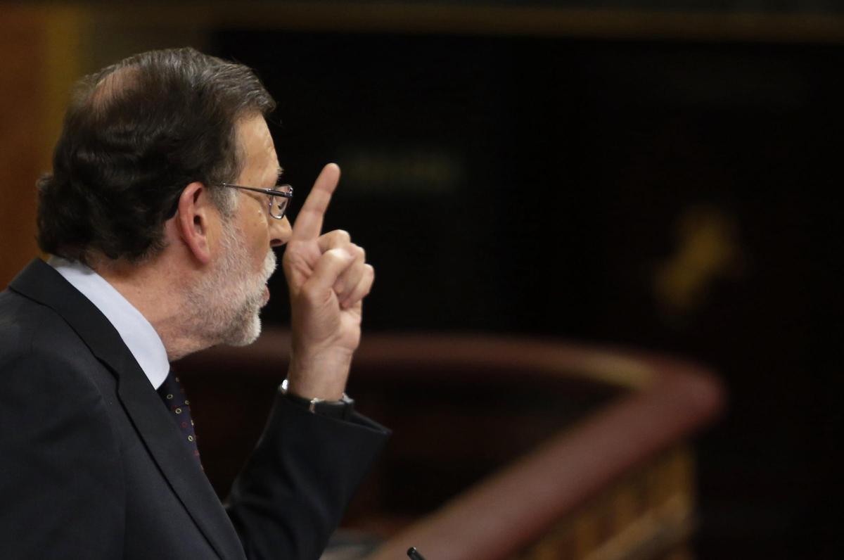L’actual president en funcions, Mariona Rajoy, acusa Sánchez de corrupció durant el segon ple d’investidura.