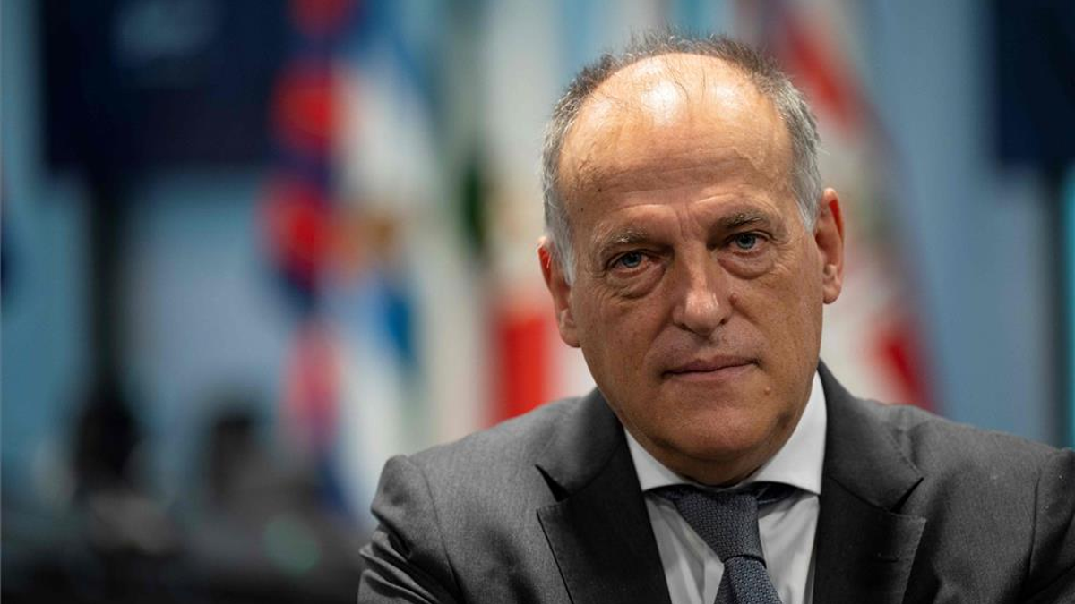 Tebas: "Puede que haya entre un 10 y un 25% de público en los últimos partidos de Liga"