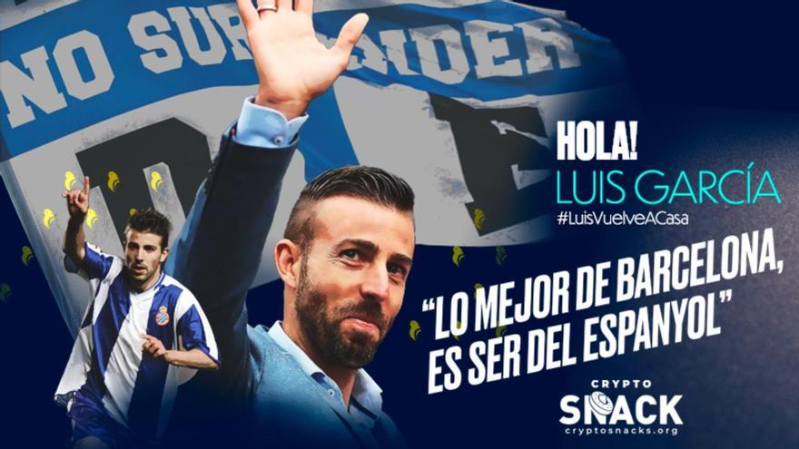 El Espanyol da la bienvenida a Luis García: "Las peores batallas son para los mejores guerreros"