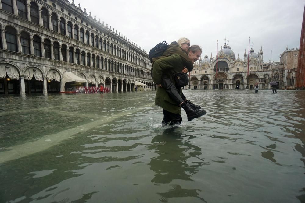 Graves inundaciones en Venecia