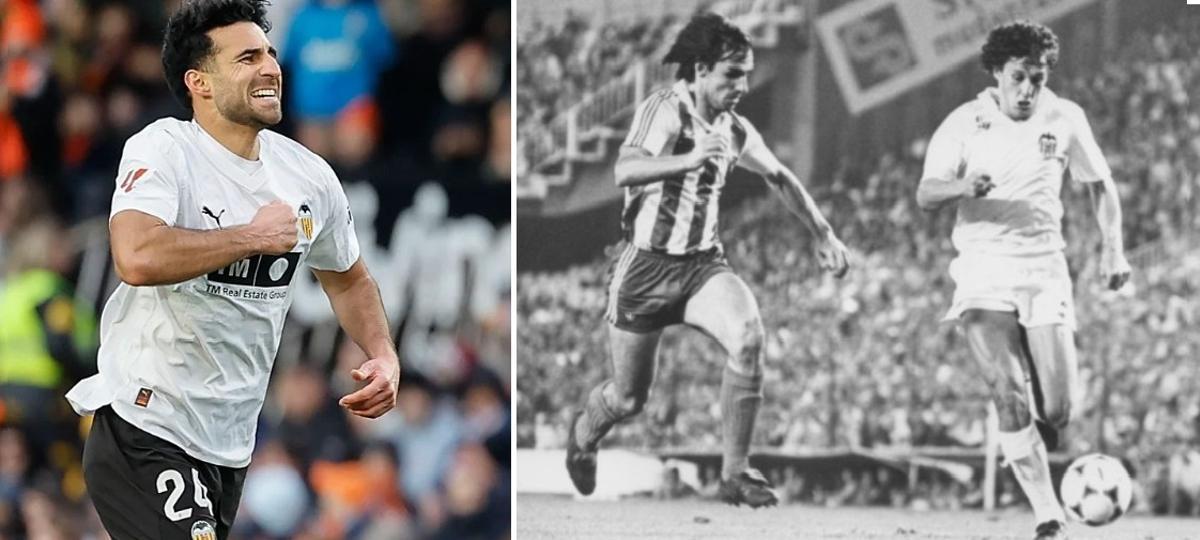 Eray Cömert y Wilmar Cabrera, imágenes que tienen 40 años de distancia en el tiempo