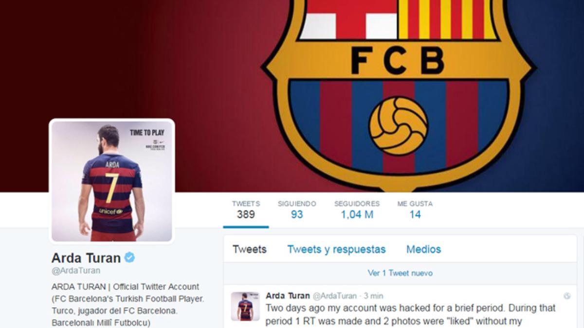 Arda Turan, en un lío 2.0 sin querer