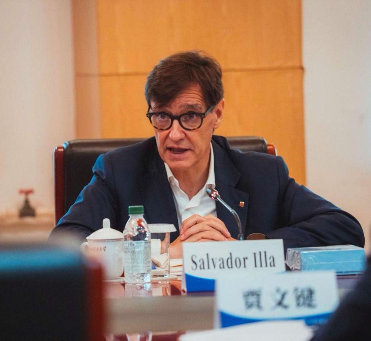 Illa carrega contra el PP pel finançament: "Desqualifiquen la proposta perquè l'emet Catalunya, no pel seu contingut" Illa carrega contra el PP pel finançament: "Desqualifiquen la proposta perquè l'emet Catalunya, no pel seu contingut"