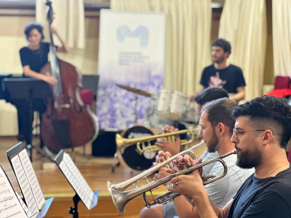 Trompetistas de la Big Band del Conservatorio Superior de Música de Sevilla.