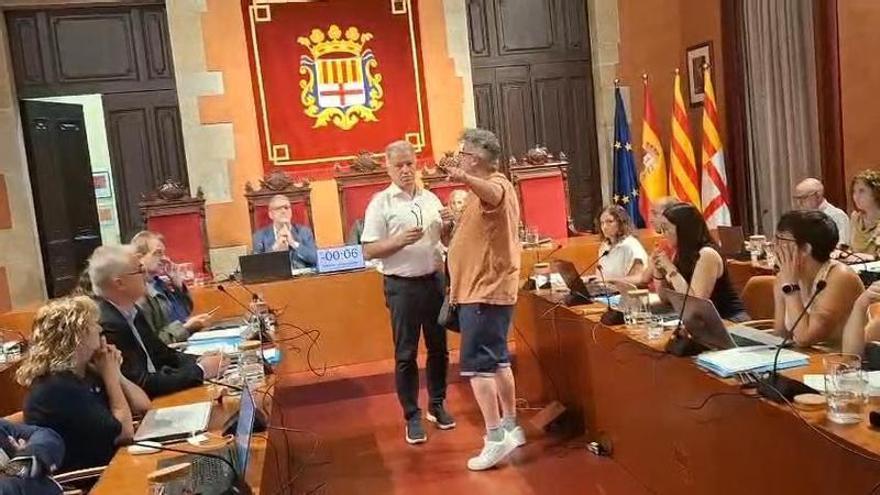 La intervenció d'una persona que acompanyava a Daniel Corrales, el diabètic sense sostre, al Ple de Manresa