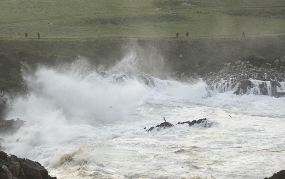 Temporal de viento en A Coruña