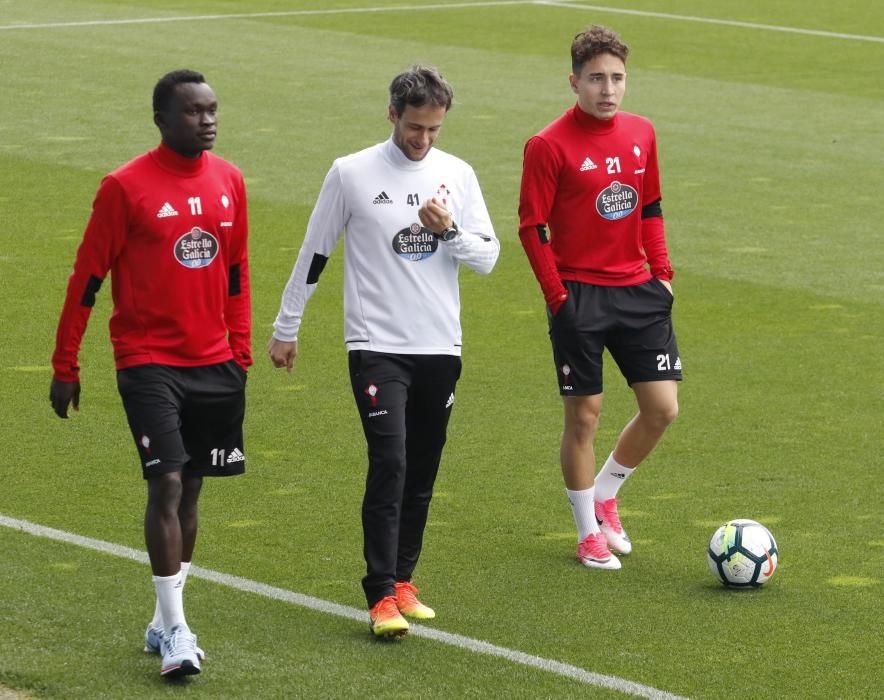 Último entrenamiento del Celta antes de vsitar el Bernabéu // Alba Villar