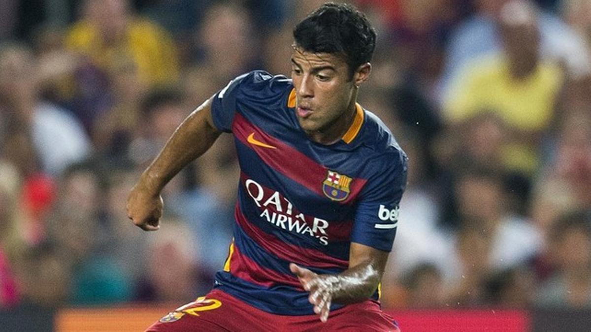 Rafinha, en el Camp Nou.