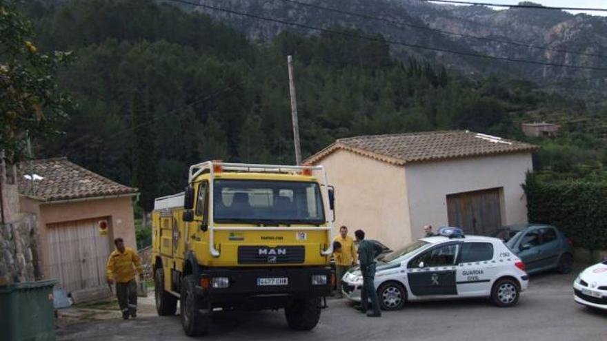 Un incendio afecta a un área de 1,8 hectáreas en Biniaraix