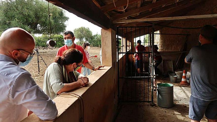 Mae De la Concha asistió al inicio de la vacunación. | CAIB