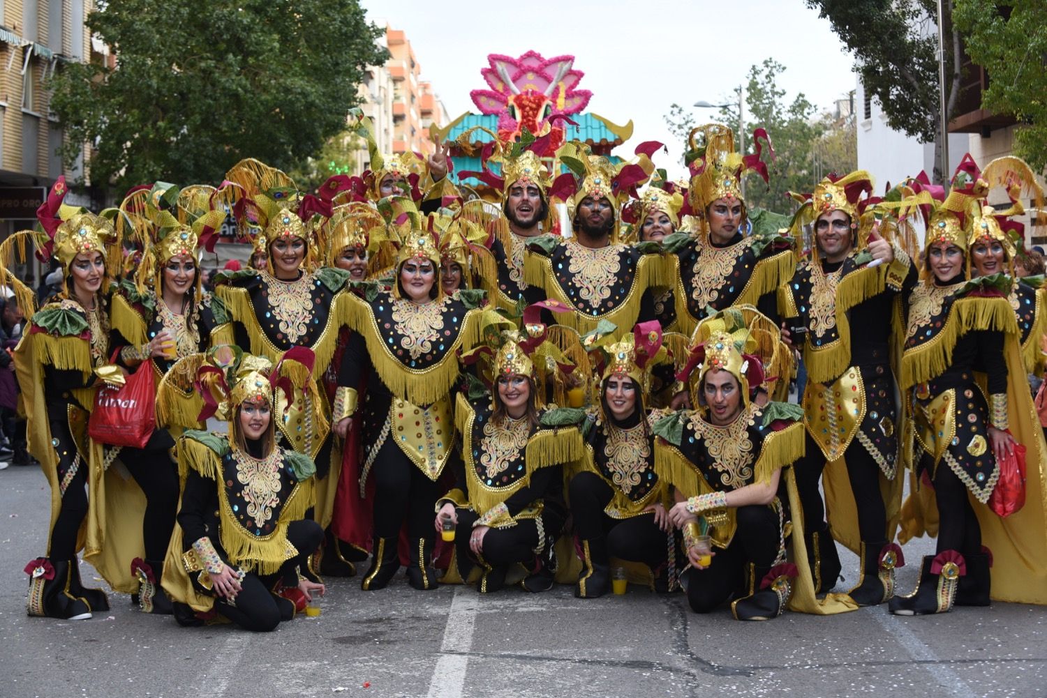 Cabalgata fallera de 2020 en el Port de Sagunt.