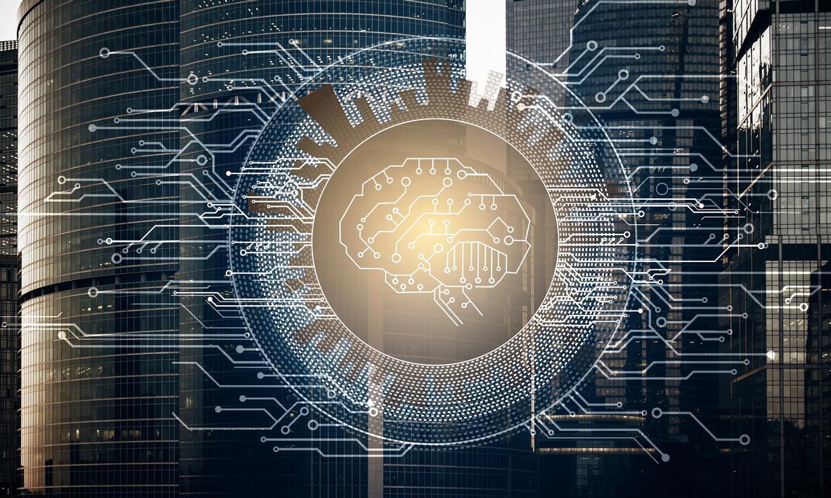 Representación figurada de una IA