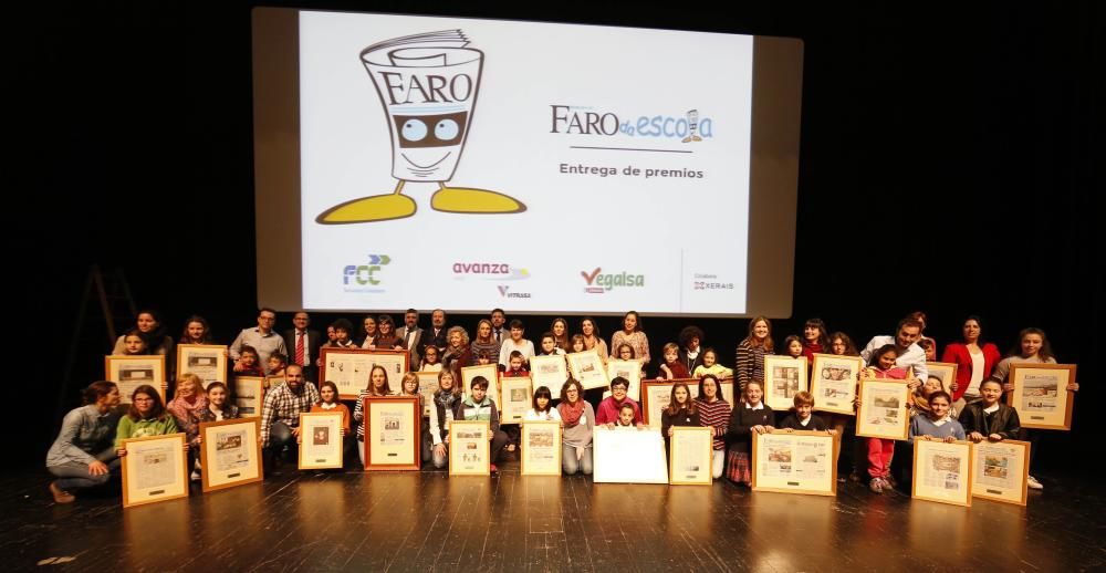 Así fue la entrega de premios de Faro da Escola