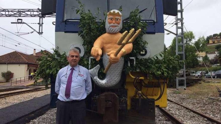 José Ramón Fernández, conductor del &quot;Tren del Sella&quot;