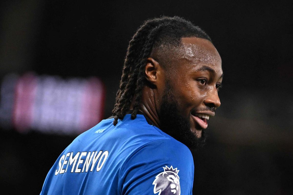 El delantero Antoine Semenyo, en un partido de esta temporada con el Bournemouth.