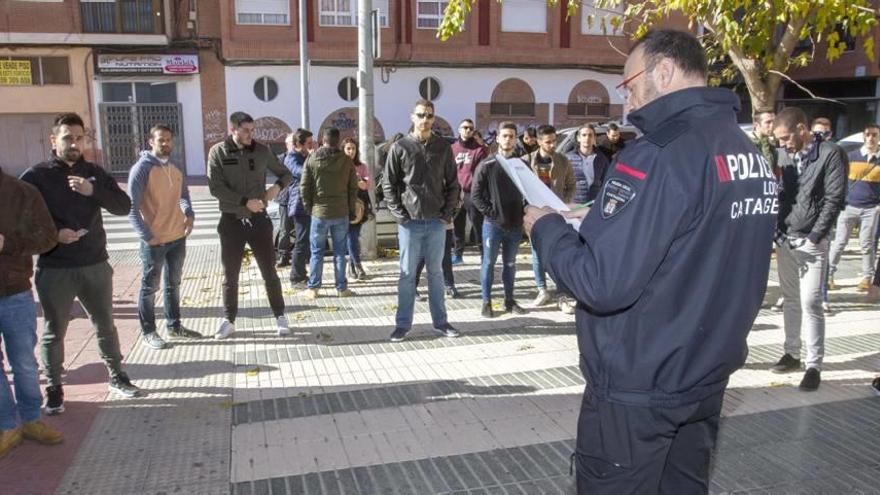 Tallaje para las recientes oposiciones para acceder a la Policía Local de Cartagena.