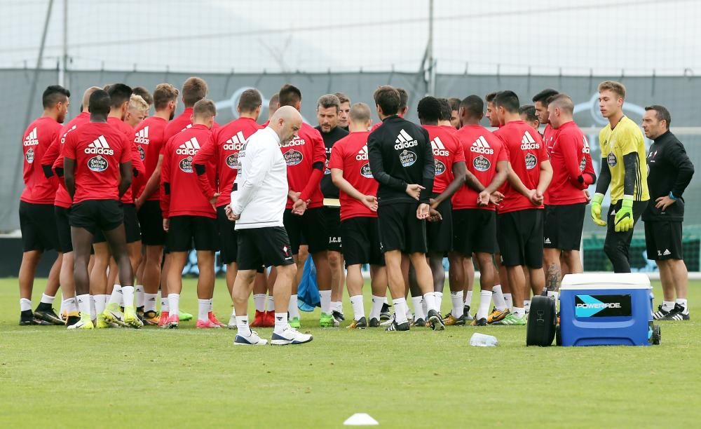 El Celta apura su preparación en A Madroa antes de viajar a Inglaterra