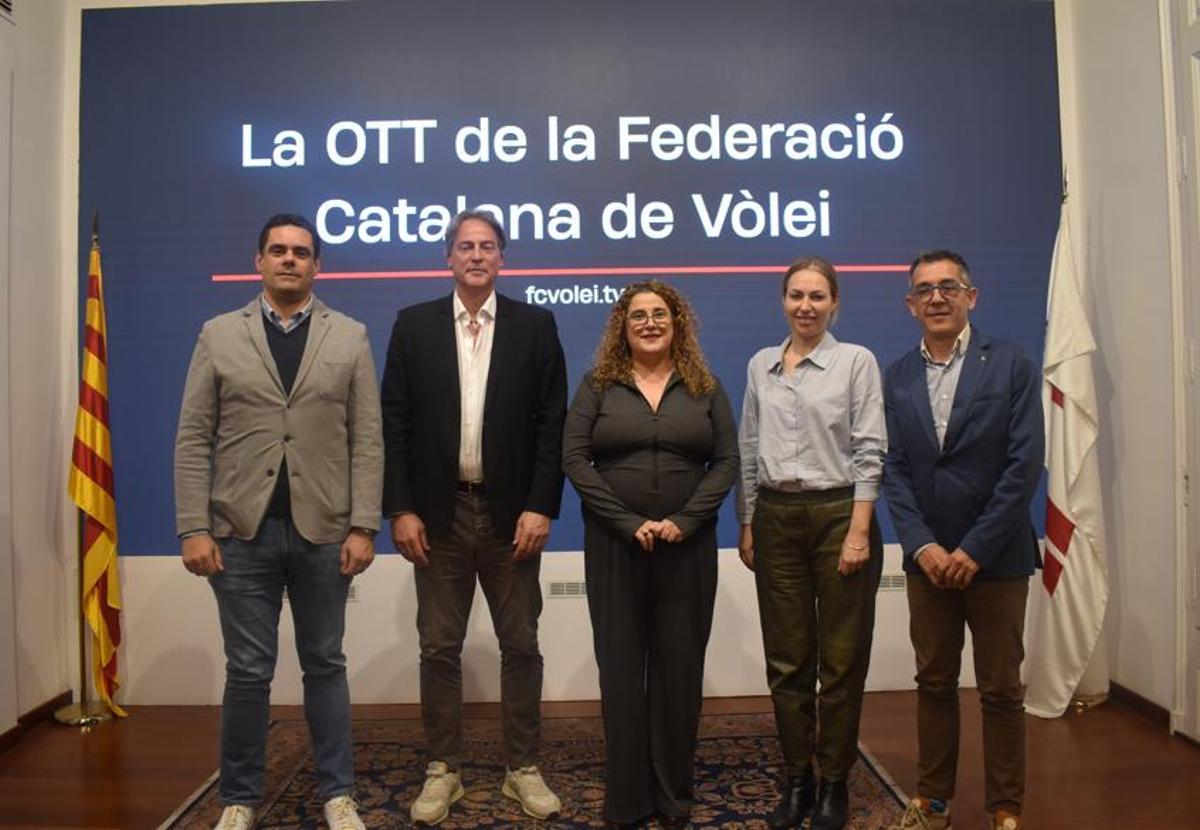 La Federació Catalana de Volei presenta su plataforma de 'streaming' en UFEC.