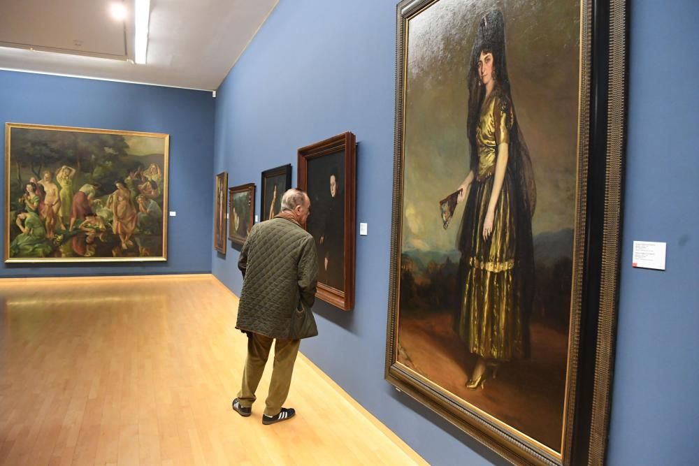 Los fondos proceden del Museo Nacional del Prado, Museo Nacional Centro de Arte Reina Sofía, Círculo de las Artes de Madrid y colecciones particulares.