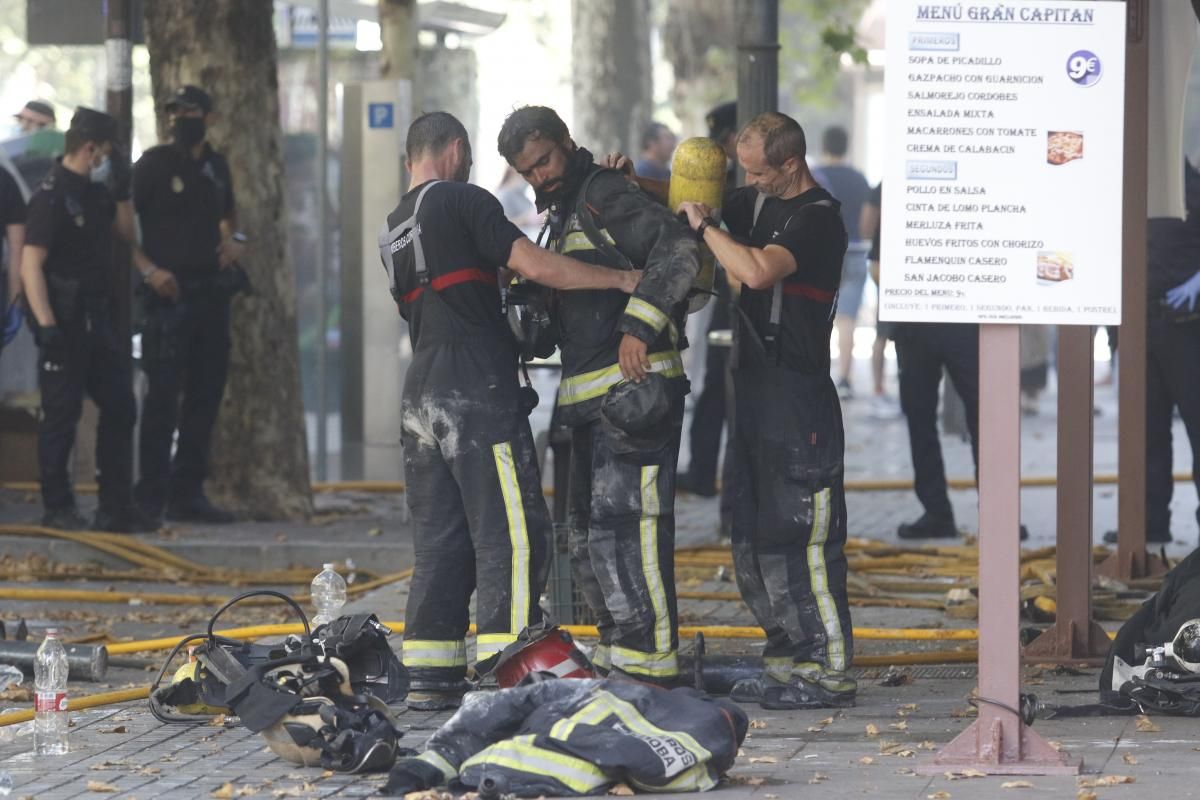 Incendio en Gran Capitán