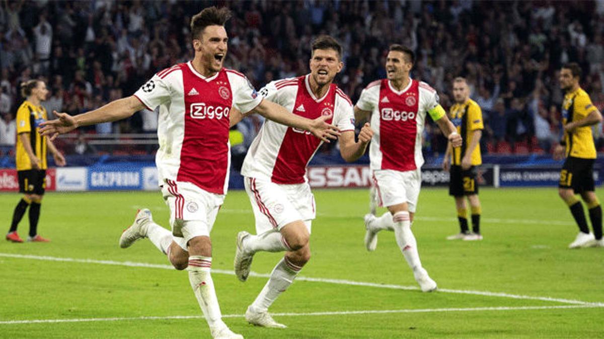 El Ajax goleó en la segunda mitad