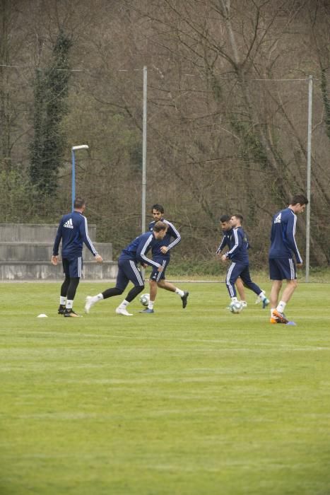 El Oviedo volvió al trabajo esta mañana en El Requexon