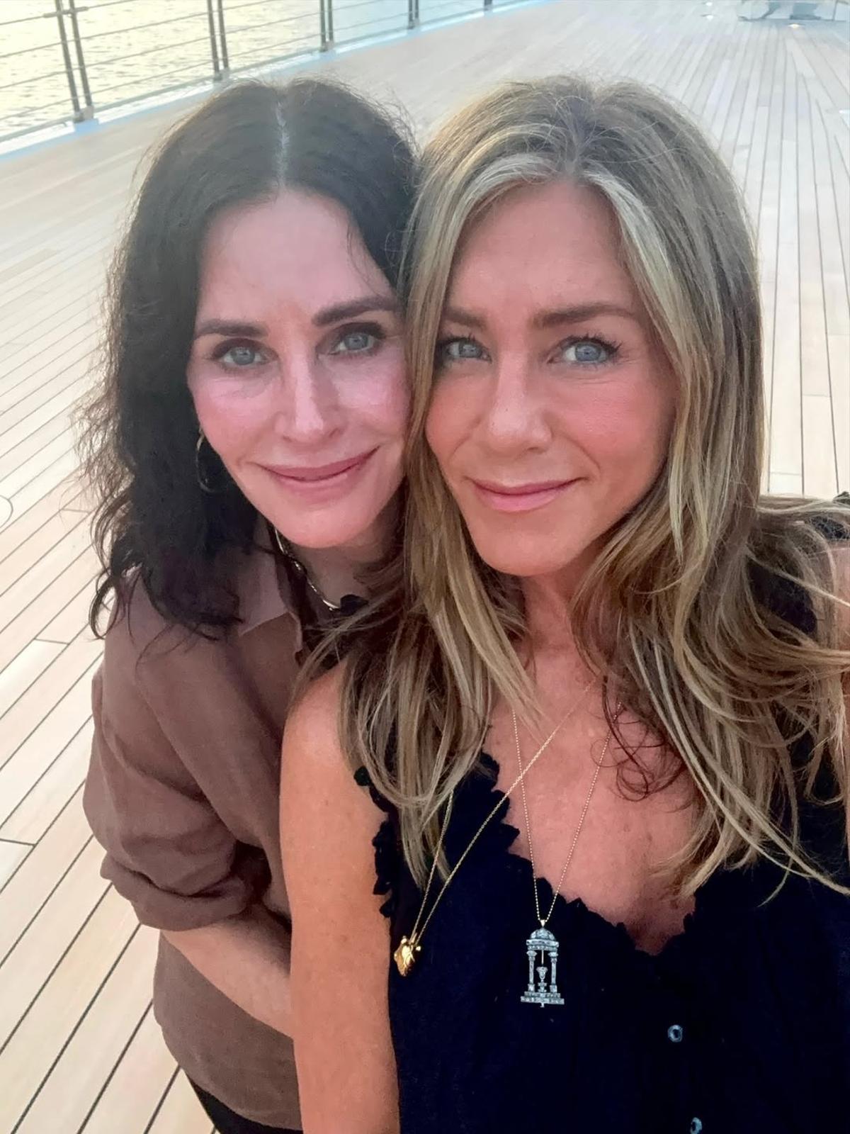 Jennifer Aniston y Courteney Cox