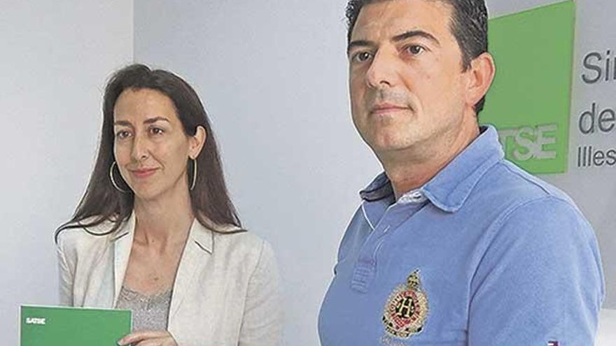 Jorge Tera y Litha Otero, ayer.