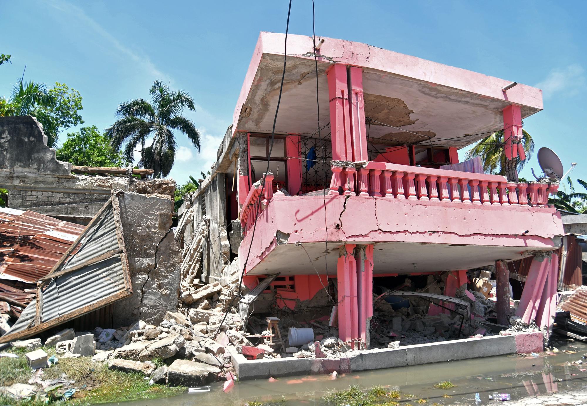 El día después del terremoto en Haití