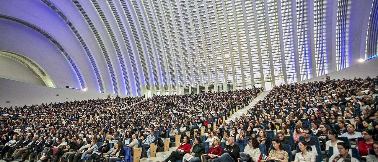 El Calatrava, durante el evento &quot;Gestionando hijos&quot;, en noviembre de 2019.