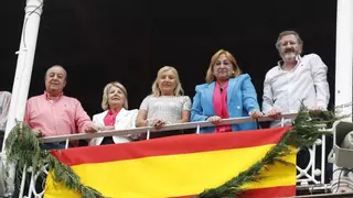 El ambiente en el segundo festejo de abono en Gijón: el rejoneo, una cita familiar "de las más vistosas"