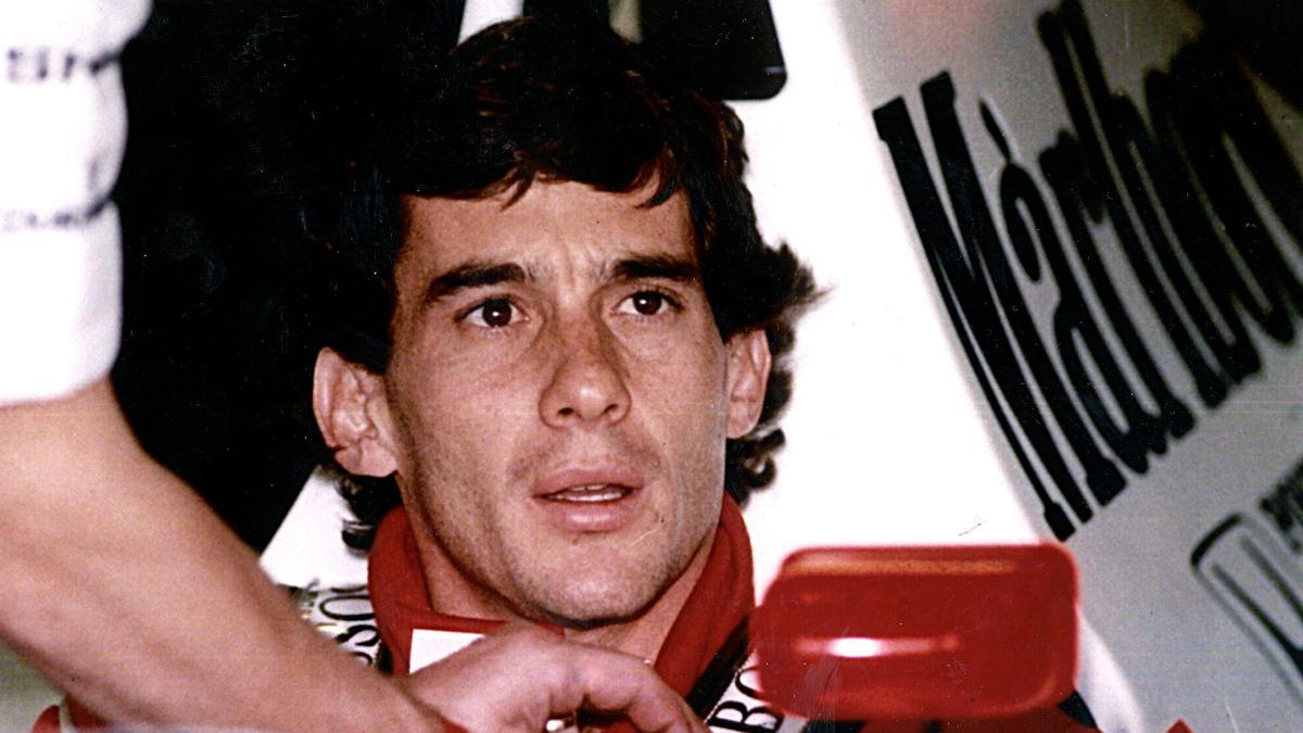 Ayrton Senna, al volante de uno de los monoplazas que pilotó