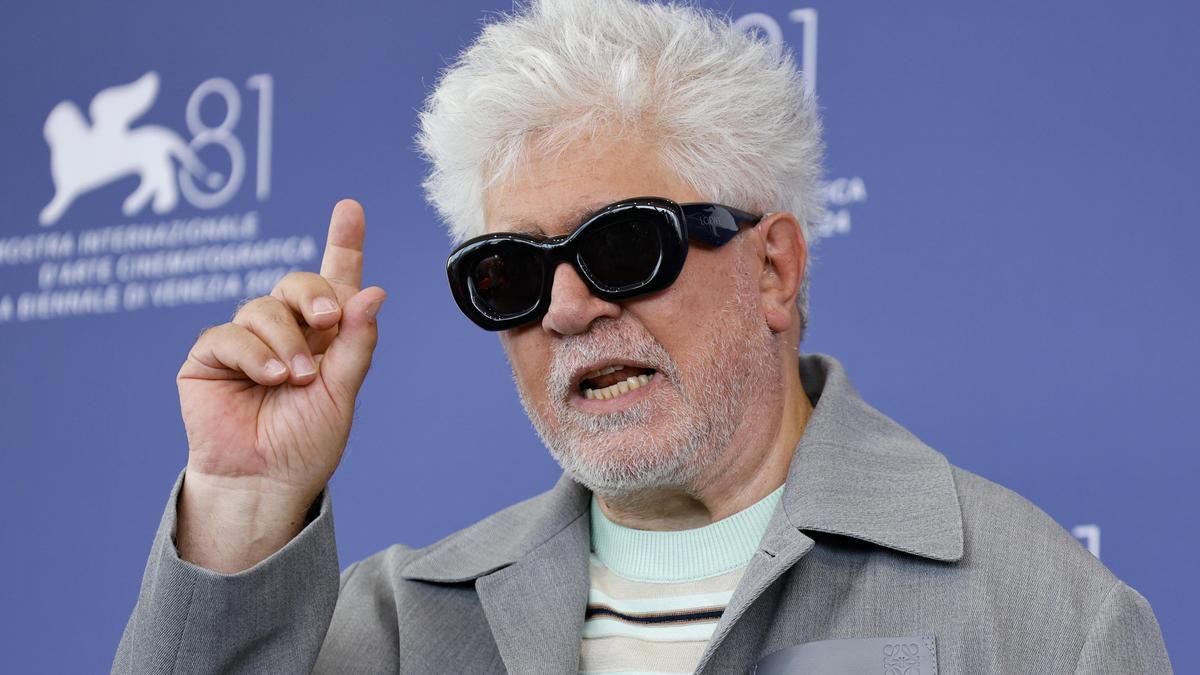 Pedro Almodóvar, en Venecia.