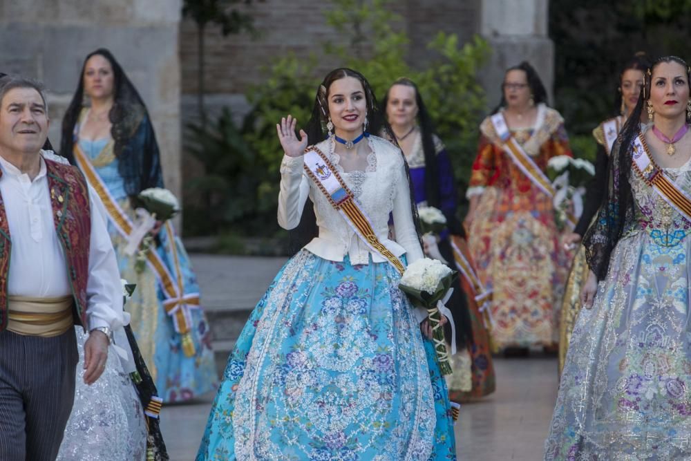 Primer día de Ofrenda de Fallas