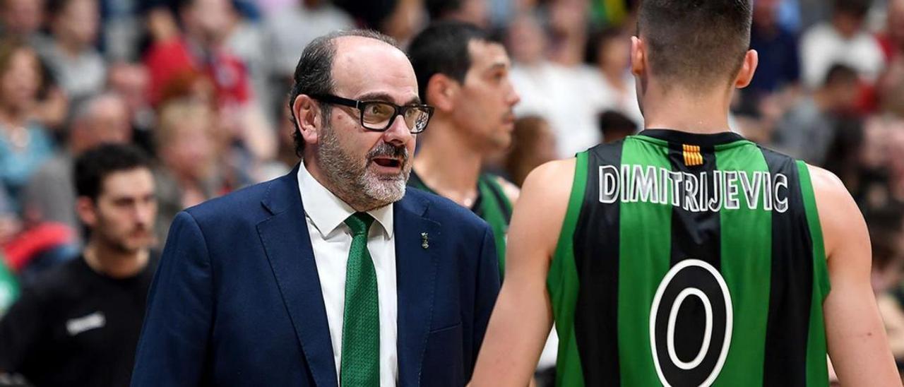 Trifón Poch, durante su etapa como entrenador ayudante del Joventut. | Penya1930