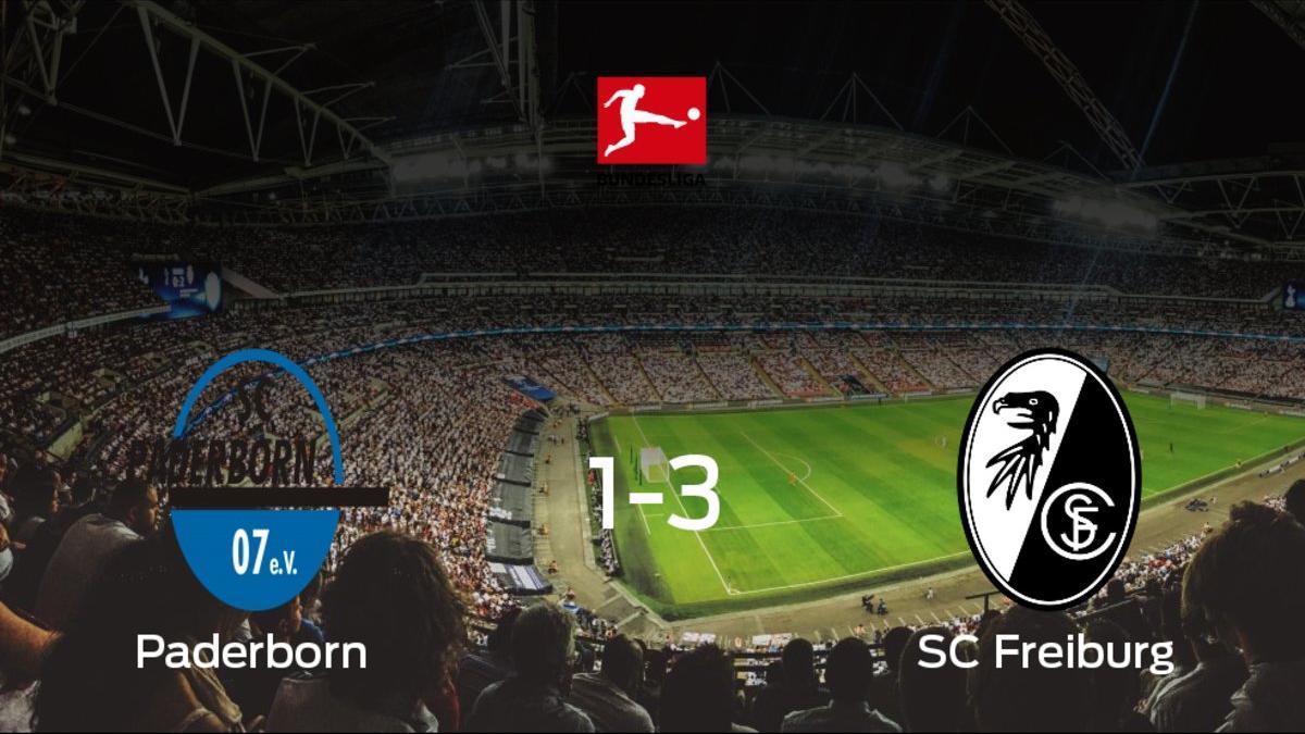 El SC Freiburg se lleva la victoria después de ganar 1-3 al Paderborn