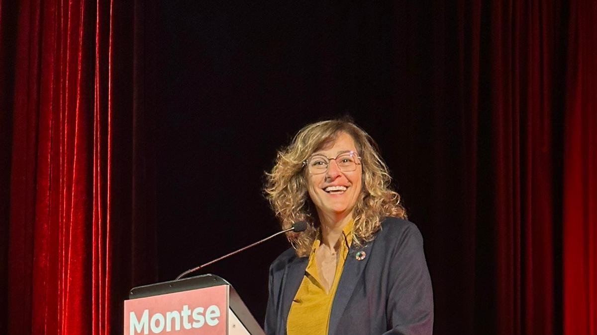 Montse de la Llave, en l'acte de presentació.