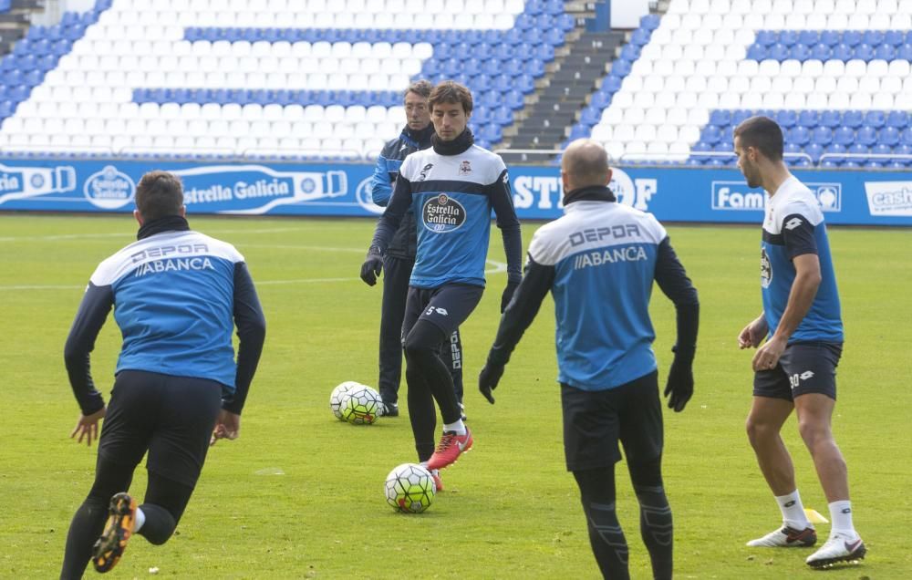 Última sesión antes de visitar el Vicente Calderón