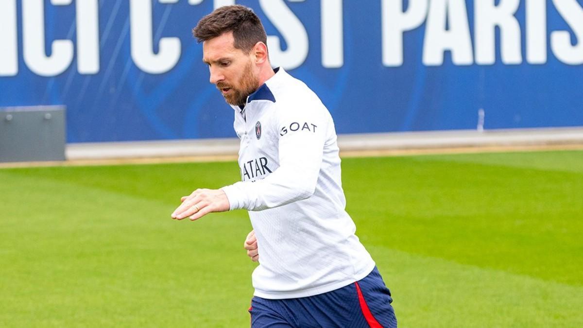 Messi vuelve a entrenarse con el PSG